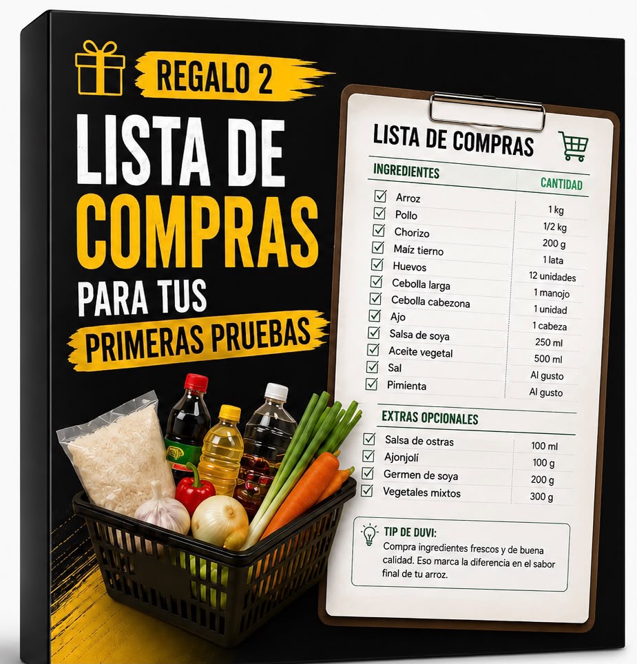 Lista de compras primeras pruebas